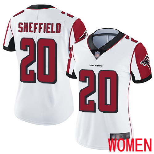 Atlanta Falcons Limited White Women Kendall Sheffield Road Jersey NFL Football #20 Vapor Untouchable
